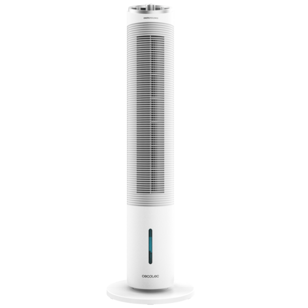 5288 Calefactor vertical sin aspas ReadyWarm 8200 Bladeless de Cecotec color blanco y negro con mando a distancia