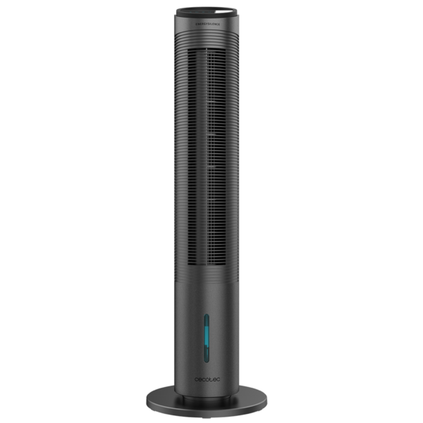 5289 Calefactor vertical sin aspas ReadyWarm 8200 Bladeless de Cecotec color blanco y negro con mando a distancia