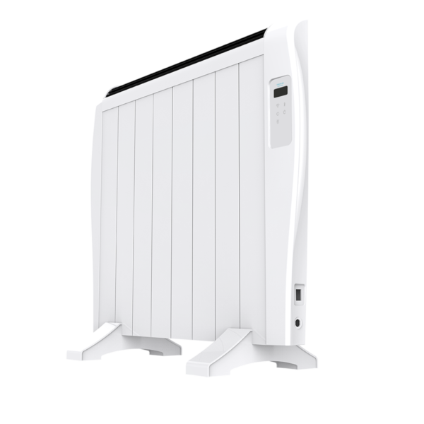 5374 Calefactor vertical sin aspas ReadyWarm 8200 Bladeless de Cecotec color blanco y negro con mando a distancia