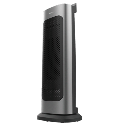 Calefactor vertical sin aspas ReadyWarm 8200 Bladeless de Cecotec color blanco y negro con mando a distancia