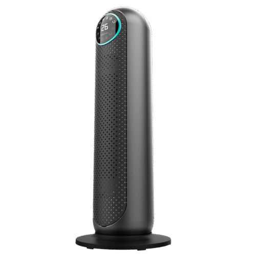 Calefactor vertical sin aspas ReadyWarm 8200 Bladeless de Cecotec color blanco y negro con mando a distancia