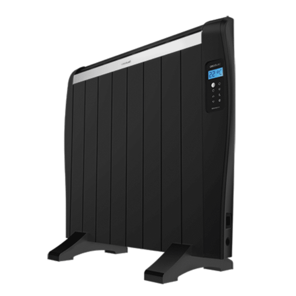 5894 Calefactor vertical sin aspas ReadyWarm 8200 Bladeless de Cecotec color blanco y negro con mando a distancia