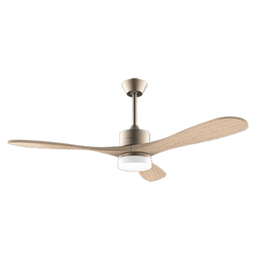 Ventilador de techo EnergySilence 4800 Light White con luz LED encendida y mando a distancia