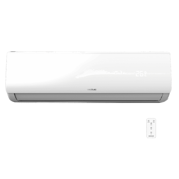 8183 Aire acondicionado portátil blanco Cecotec ForceClima 7100 Soundless vista frontal con panel de control