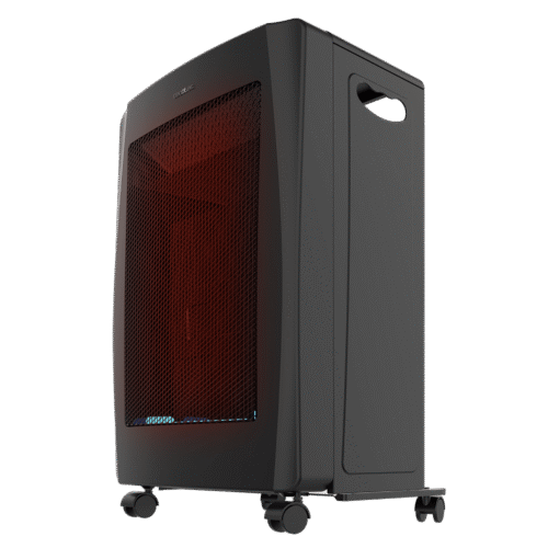 8261 Calefactor vertical sin aspas ReadyWarm 8200 Bladeless de Cecotec color blanco y negro con mando a distancia