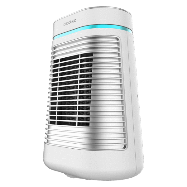 Calefactor vertical sin aspas ReadyWarm 8200 Bladeless de Cecotec color blanco y negro con mando a distancia