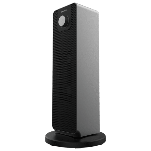 8275 Calefactor vertical sin aspas ReadyWarm 8200 Bladeless de Cecotec color blanco y negro con mando a distancia