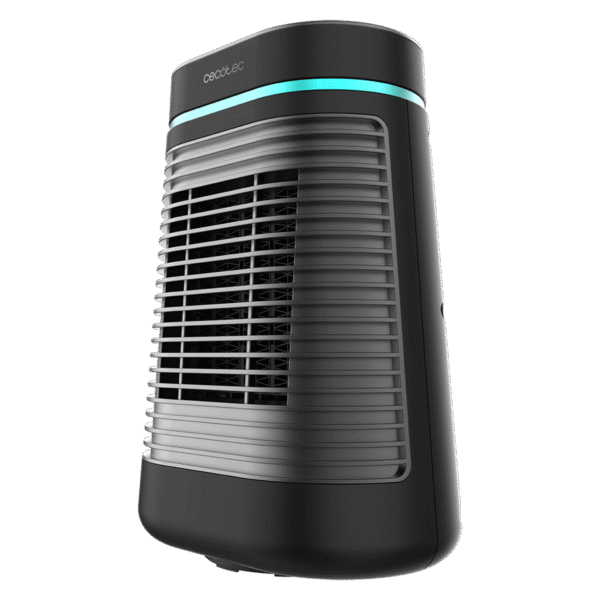 8290 Calefactor vertical sin aspas ReadyWarm 8200 Bladeless de Cecotec color blanco y negro con mando a distancia