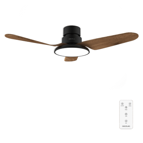 8623 Ventilador de techo EnergySilence 4800 Light White con luz LED encendida y mando a distancia