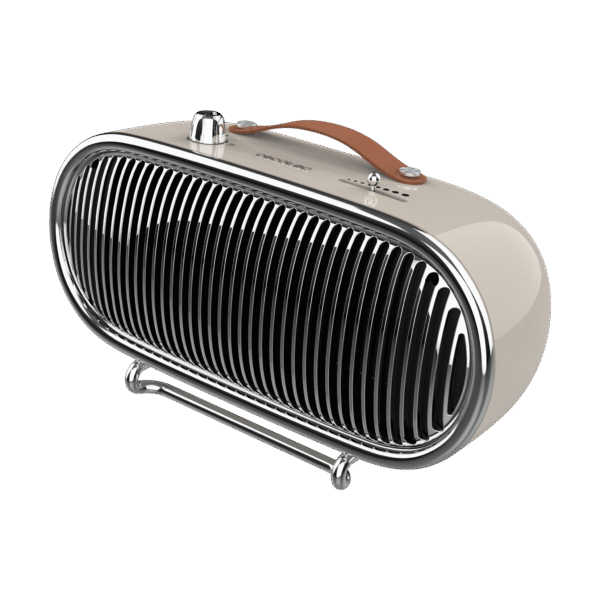 Calefactor vertical sin aspas ReadyWarm 8200 Bladeless de Cecotec color blanco y negro con mando a distancia