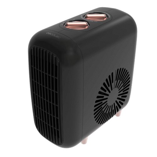 Calefactor vertical sin aspas ReadyWarm 8200 Bladeless de Cecotec color blanco y negro con mando a distancia