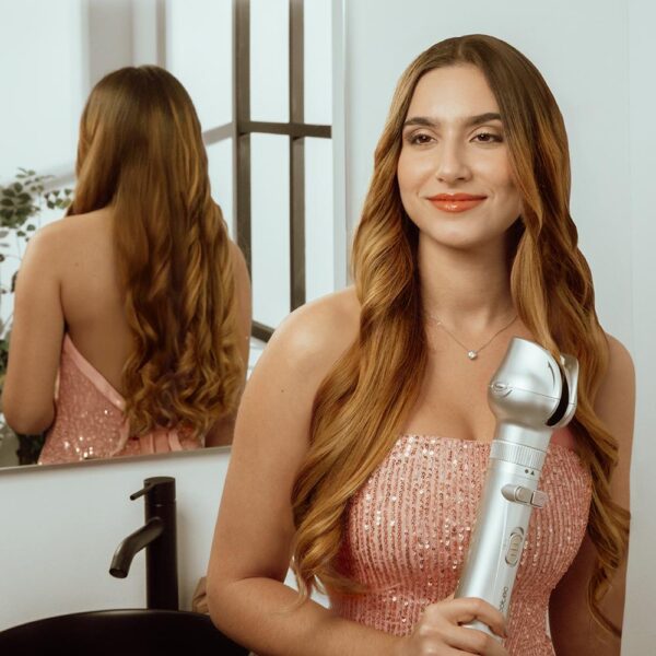 Imagen 7 Cepillo de aire Cecotec CeramicCare 6in1 Gyro de 1100W. Moldea, riza y seca con 6 cabezales intercambiables y tecnología rotativa para resultados profesionales.