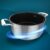 Imagen 4 Olla de acero inoxidable 18/10 de 28 cm y 7,5 L. Incluye tapa de cristal, revestimiento antiadherente y es apta para todas las cocinas, incluida inducción.
