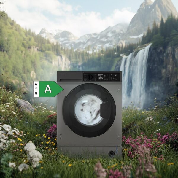 Imagen 6 Lavadora integrable Cecotec Bolero DressCode 750 BI Inverter A con capacidad de 7 kg, 1200 rpm, 15 programas y motor Inverter Plus. Eficiencia energética A.