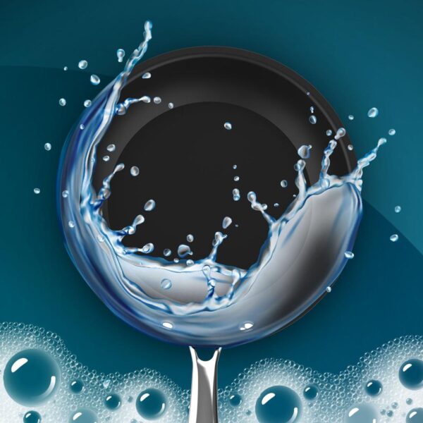 1290-Imagen-6 Imagen 6 Sartén de 20 cm fabricada en acero inoxidable 18/10 con revestimiento antiadherente. Fondo difusor apto para todas las cocinas y mango remachado resistente.