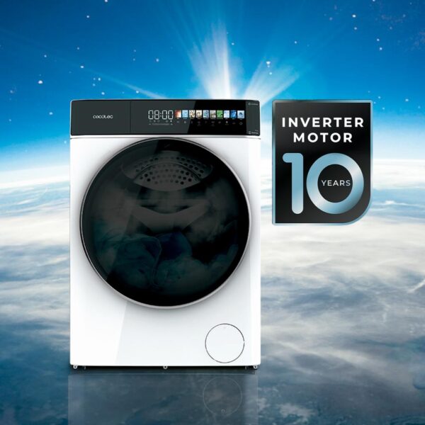 Imagen 8 Lavadora CECOTEC Bolero DressCode 10900 Autodose. Capacidad 10 kg, 1400 rpm, pantalla FullColor de 10,3 pulgadas, Motor Inverter Plus y clase energética A.