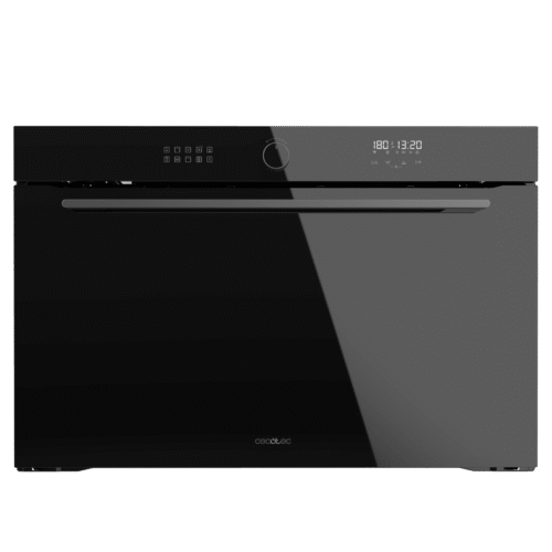 Imagen 2 Horno Cecotec Bolero Hexa AF319000 Glass Black de 133L con Airfryer Master, Pizza Master y Steam Assist. Cocción uniforme y limpieza Steam EasyClean Clase A.