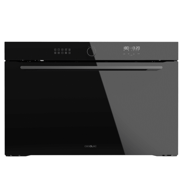 1335-Imagen-2 Imagen 2 Horno Cecotec Bolero Hexa AF319000 Glass Black de 133L con Airfryer Master, Pizza Master y Steam Assist. Cocción uniforme y limpieza Steam EasyClean Clase A.