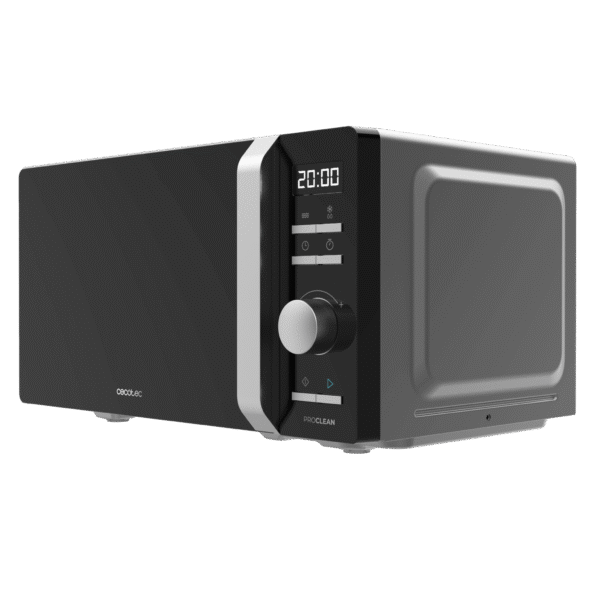 1339 Microondas Cecotec ProClean 3010 color blanco con mandos giratorios y tirador frontal