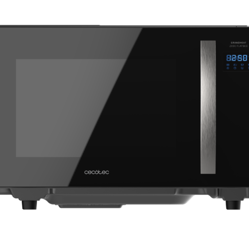 Imagen 2 Microondas sin plato de 23L con 800W y tecnología Flatbed. Dispone de 8 funciones preconfiguradas, panel táctil y temporizador de 95 min en elegante color negro.