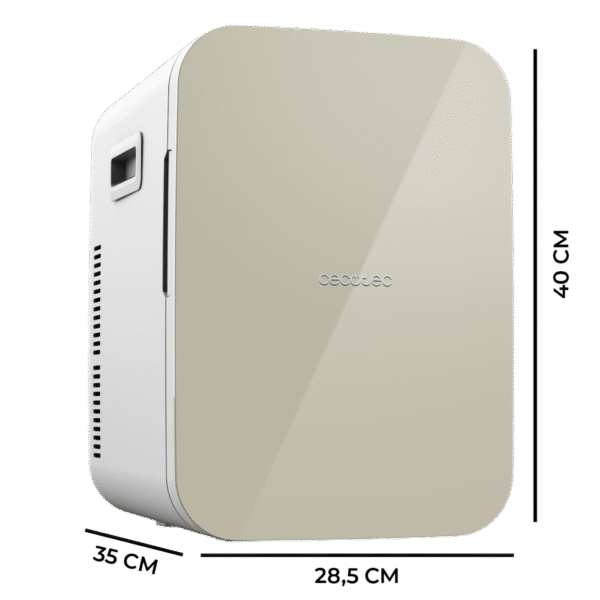 Imagen 3 Nevera portátil Bolero MiniCooling 20L Bahamas Beige con función frío y calor (7-65ºC). Compatible con 12V y 220V, ideal para coches, caravanas y oficinas.