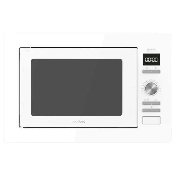 Imagen 3 Microondas encastrable GrandHeat 2590 Built-in White de 25L y 900W. Incluye grill de 1000W y 8 funciones preconfiguradas para una cocina rápida y precisa.