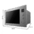 Imagen 2 Microondas encastrable digital GrandHeat 2550 Built-in Steel de 25 L con grill, 1320 W de potencia y 8 funciones preconfiguradas en acabado acero inoxidable.
