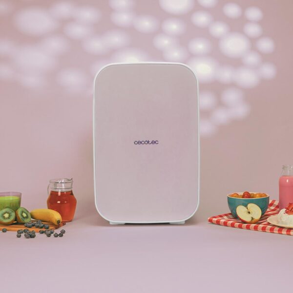 Imagen 5 Frigorífico portátil Bolero MiniCooling 25L Bahamas Pink. Enfría hasta 7ºC y calienta hasta 65ºC. Compatible con 12V y 220V para coches, caravanas y hogar.