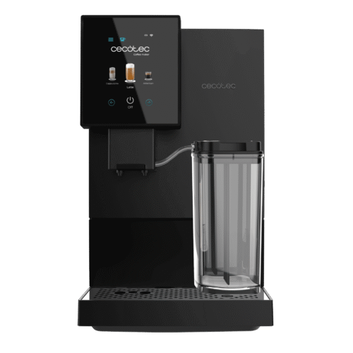 Imagen 2 Cafetera superautomática compacta Cecotec con 19 bares, sistema Thermoblock, pantalla TFT y conexión WiFi para preparar cafés personalizados desde el móvil.