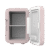 Imagen 2 El Bolero MiniCooling 6L Bahamas Pink es un frigorífico portátil de 6 litros con función frío y calor, compatible con 12V y 220V, ideal para coches y caravanas.