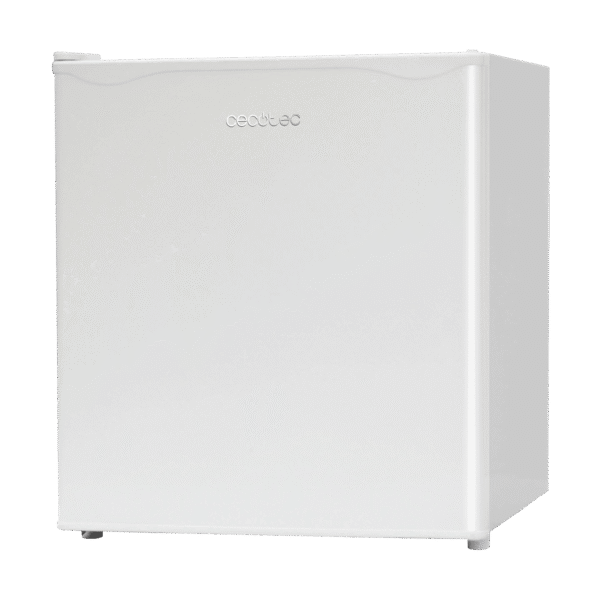 Imagen 4 Mini frigorífico silencioso Cecotec de 46 litros con congelador. Diseño compacto de 48 cm de alto, puerta reversible y eficiencia energética clase E.