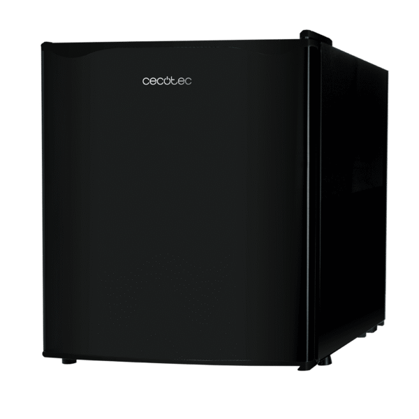 Imagen 4 Mini frigorífico Cecotec GrandCooler 20000 SilentCompress Black E de 46L con compartimento congelador, diseño compacto en negro y eficiencia energética clase E.