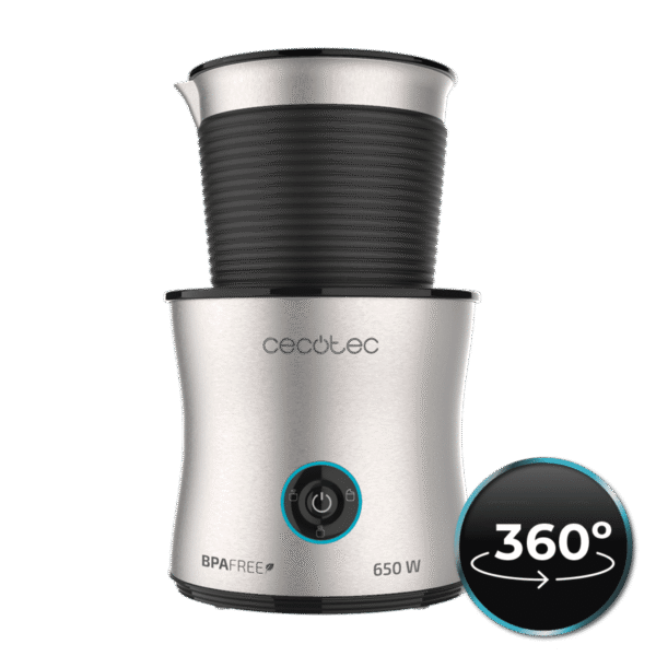 Vista frontal del microondas digital Cecotec Proclean 2500 con panel de control táctil y mando giratorio