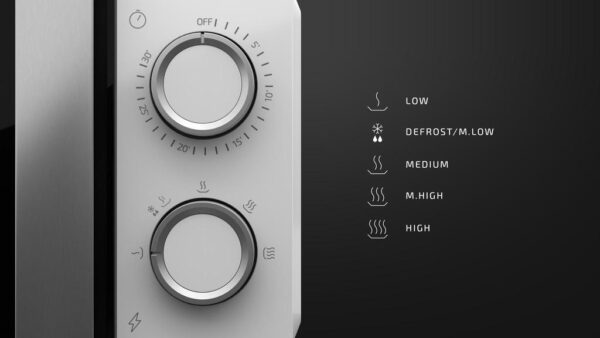 Imagen 4 Microondas ProClean 3010 de 20 litros y 700 W con tecnología 3DWave y revestimiento Ready2Clean para una limpieza fácil. Potencia y eficiencia para tu cocina.