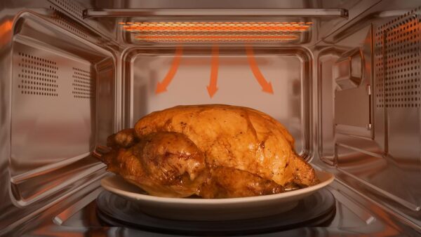 Imagen 6 Microondas Cecotec ProClean 5110 Inox de 20L, 700W y grill de 800W. Revestimiento Ready2Clean y tecnología 3DWave para calentar de forma rápida y uniforme.