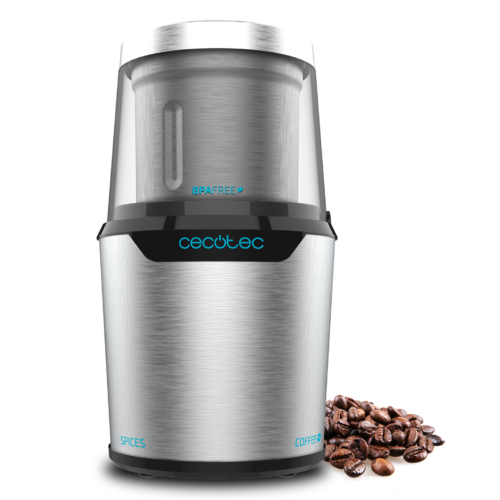 Vista frontal del microondas digital Cecotec Proclean 2500 con panel de control táctil y mando giratorio