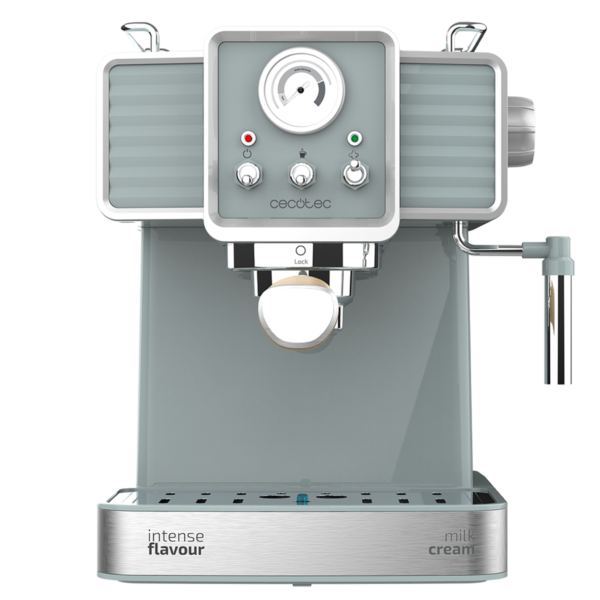 Imagen 2 Cafetera express Power Espresso 20 Tradizionale de Cecotec con 20 bares, sistema Thermoblock y manómetro PressurePro para obtener el café con el mejor aroma.