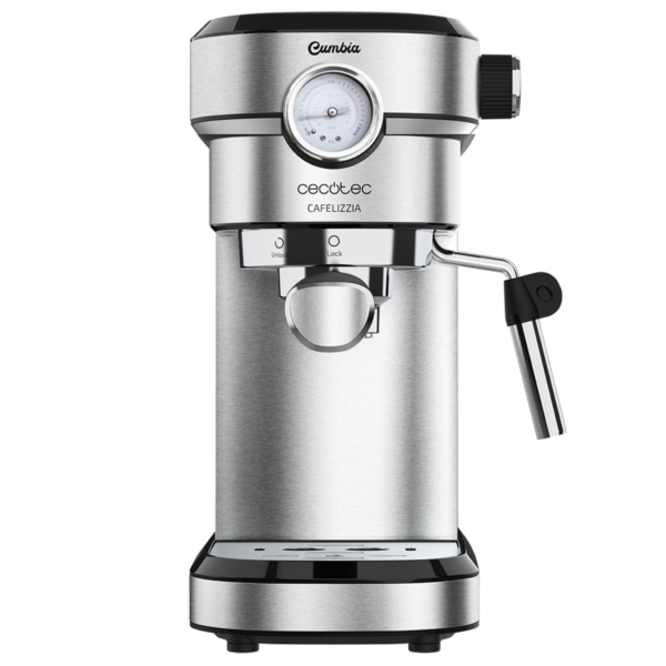 Imagen 3 Cafetera express Cafelizzia 790 Steel Pro con 1350 W, 20 bares y Thermoblock. Obtén espressos y cappuccinos con aroma intenso y crema perfecta en segundos.