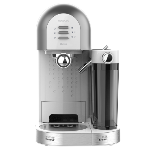 Imagen 2 Cafetera semiautomática Power Instant-ccino 20 Chic Serie Bianca de 1470W y 20 bares. Compatible con café molido y cápsulas, con depósito de leche de 0,7L.