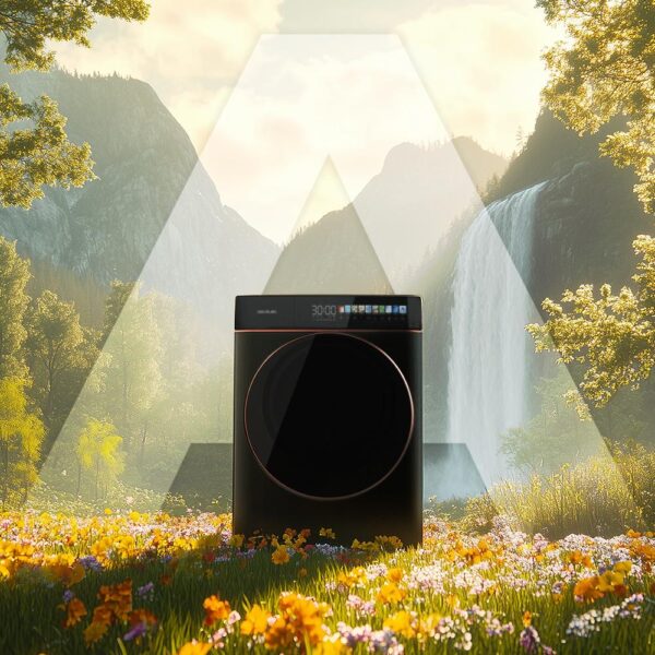 Imagen 6 Lavadora CECOTEC Bolero DressCode 9900 Autodose Steel. Carga frontal de 9 kg, 1400 rpm, motor Inverter Plus, pantalla FullColor de 10,3 pulgadas y clase A.