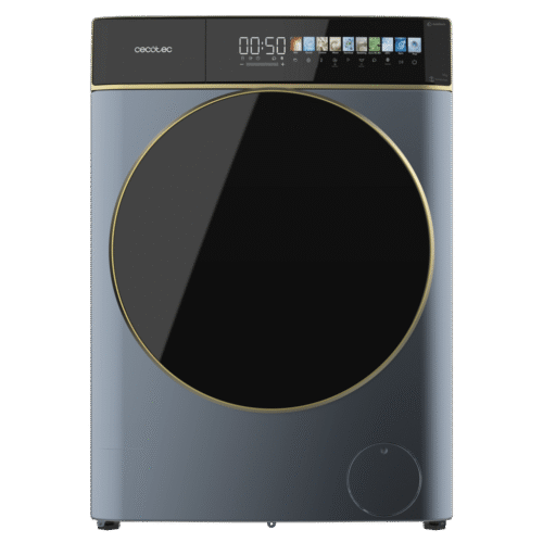 Imagen 2 Lavadora Cecotec Bolero DressCode 9900 Autodose Ice Blue de 9kg y 1400 rpm. Motor Inverter Plus, pantalla FullColor de 10,3 pulgadas, SteamMax y clase A.