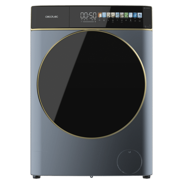 Imagen 2 Lavadora Cecotec Bolero DressCode 9900 Autodose Ice Blue de 9kg y 1400 rpm. Motor Inverter Plus, pantalla FullColor de 10,3 pulgadas, SteamMax y clase A.