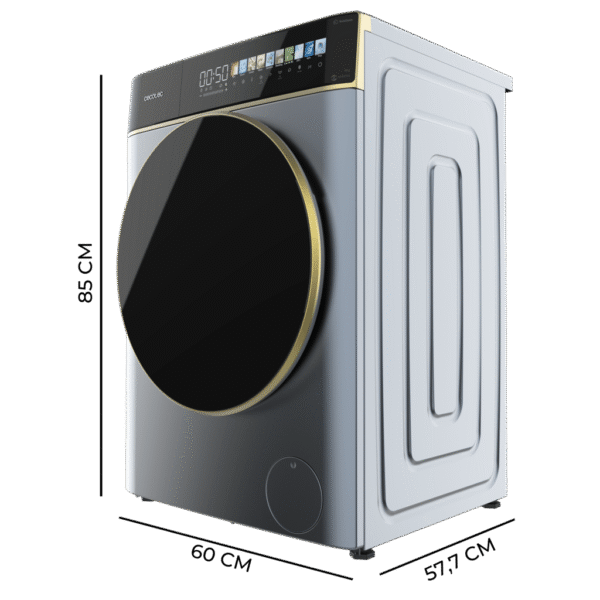 Imagen 3 Lavadora Cecotec Bolero DressCode 9900 Autodose Ice Blue de 9kg y 1400 rpm. Motor Inverter Plus, pantalla FullColor de 10,3 pulgadas, SteamMax y clase A.