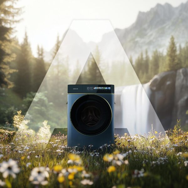 Imagen 6 Lavadora Cecotec Bolero DressCode 9900 Autodose Ice Blue de 9kg y 1400 rpm. Motor Inverter Plus, pantalla FullColor de 10,3 pulgadas, SteamMax y clase A.