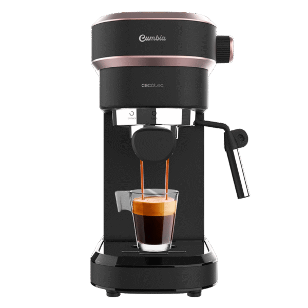 Vista frontal del microondas digital Cecotec Proclean 2500 con panel de control táctil y mando giratorio