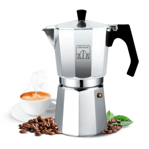 Vista frontal del microondas digital Cecotec Proclean 2500 con panel de control táctil y mando giratorio