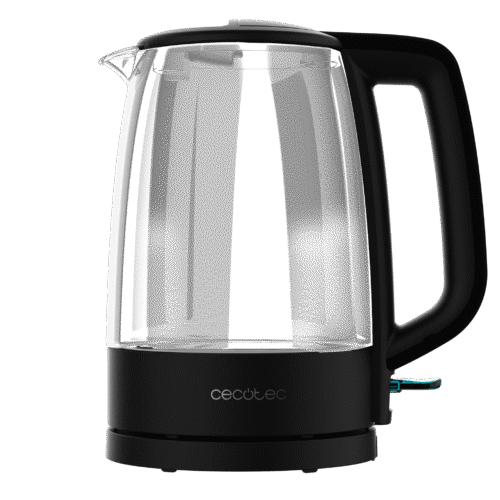 169-Imagen-2 Imagen 2 Hervidor de agua de 1,7 litros y 2200 W fabricado en vidrio de borosilicato. Diseño resistente, libre de BPA, con luz LED y filtro antical desmontable.