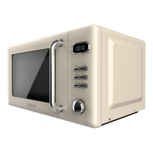 Imagen 2 Microondas digital Cecotec ProClean 5110 Retro Beige de 20 litros y 700 W. Diseño vintage con grill, panel de control intuitivo y temporizador exacto.