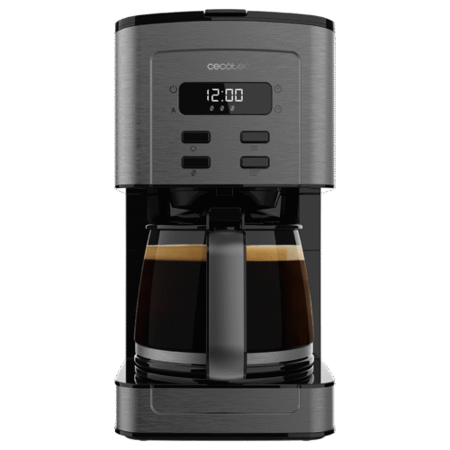 Vista frontal del microondas digital Cecotec Proclean 2500 con panel de control táctil y mando giratorio