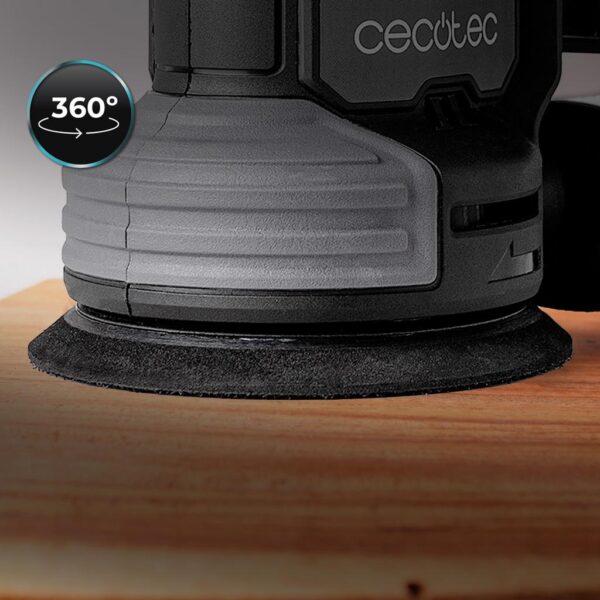 Imagen 4 Lijadora rotorbital PerfectSurface 2120 Rotate de 220 W. Diseño ergonómico, plato de 125 mm y sistema de extracción de polvo para acabados impecables en madera.